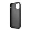 BMW iPhone 11 Pro Max Real Leather Hard Case eredeti bőr (BMHCN65POCBK) hátlap, tok, fekete