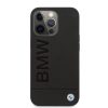 BMW iPhone 13 Pro Signature Logo Imprint (BMHCP13LSLLBK) hátlap, tok, fekete