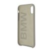 BMW iPhone X/Xs Signature Silicone Hard (BMHCPXSILTA) hátlap, tok, bézs