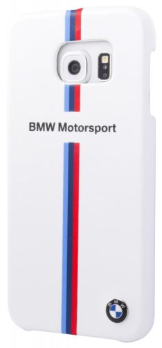 BMW Samsung Galaxy S7 Motorsport Raceway Split Tricolor Stripe (BMHCS7WSSVSW) hátlap, tok, fehér