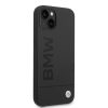 BMW iPhone 14 Plus Silicone Signature Logo Magsafe (BMHMP14MSLBLBK) hátlap, tok, fekete