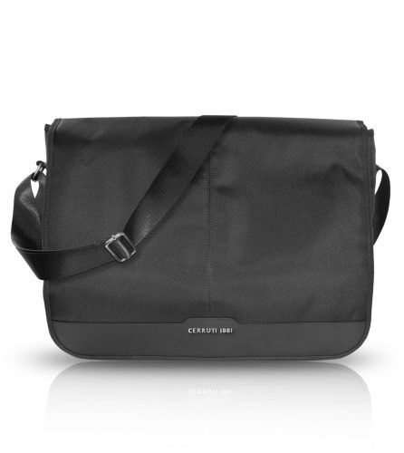Cerruti Genuine Leather univerzális utazó táska 13", fekete
