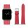 Apple Watch bőr 40mm óraszíj, piros