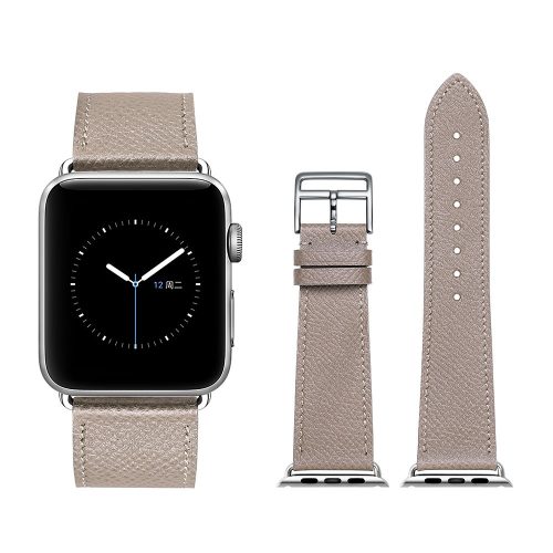 Apple Watch bőr 40mm óraszíj, bézs