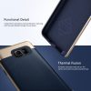 Caseology Samsung Galaxy Note 5 Envoy Series bőr hátlap, tok, sötétkék
