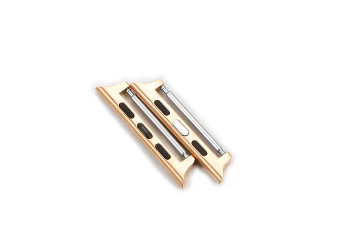 Apple Watch Stainless Steel Spring Bar adapter 38mm óraszíjhoz, rozé arany