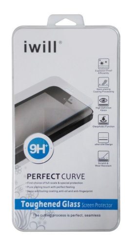 Iwill LG G3 kijelzővédő edzett üvegfólia (tempered glass) 9H keménységű, átlátszó