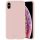 Mercury Goospery Silicone Samsung Galaxy S22 hátlap, tok, rózsaszín