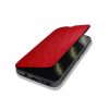 Leather Book iPhone 12 Pro Max oldalra nyíló tok,piros