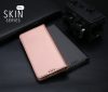 Dux Ducis Skin Pro  iPhone X/Xs oldalra nyíló tok, rozé arany