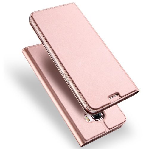 Dux Ducis Skin Pro  Huawei Mate 10 oldalra nyíló tok, rozé arany