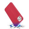 Dux Ducis Skin X iPhone 11 Pro oldalra nyíló tok, piros