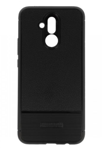 Huawei Mate 20 Lite Litchi Pattern hátlap, tok, fekete