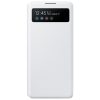 Samsung gyári S-View Case cover Samsung Galaxy S10 Lite (EF-EG770PWE) oldalra nyíló tok, fehér