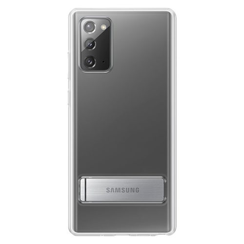 Samsung gyári Clear Stand Cover Samsung Galaxy Note 20 (EF-JN980CTE) hátlap, tok, átlátszó