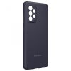 Samsung gyári Silicone Cover Samsung Galaxy A72 4G/5G (EF-PA725TBE) hátlap, tok, fekete