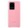 Samsung gyári Silicone Cover Samsung Galaxy S20 Ultra szilikon (EF-PG988TPE) hátlap, tok, rózsaszín