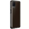 Samsung Soft Clear Samsung Galaxy A12 gyári (EF-QA125TBEGEU) hátlap, tok, fekete