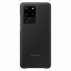 Samsung Clear S-View Case cover Samsung Galaxy S20 Ultra gyári hátlap, tok, fekete