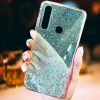 Sequins Glue Glitter Case Huawei P Smart (2020) hátlap, tok, zöld