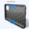 Carbon Fiber Samsung Galaxy A51 ütésálló hátlap, tok, fekete