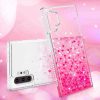 Diamond Liquid Samsung Galaxy A41 hátlap, tok, rózsaszín