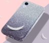 Glitter Case Xiaomi Redmi 9C hátlap, tok, fekete-ezüst