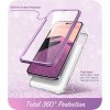 Supcase Cosmo iPhone 14 Pro Max hátlap, tok, márvány mintás, lila
