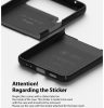 Ringke Slim Samsung Galaxy Z Flip 3 hátlap, tok, fekete