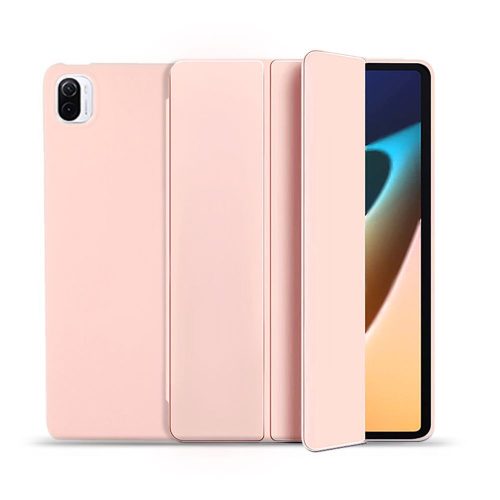Tech-Protect Smartcase Xiaomi Pad 5/5 Pro oldalra nyíló okos tok, rózsaszín