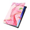 Tech-Protect Smartcase Lenovo Tab M10 Plus 10.6" (2022) TB125/TB128 oldalra nyíló okos tok, márványmintás, rózsaszín