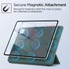 ESR Rebound Magnetic iPad Air 4 10.9" (2020) oldalra nyíló smart tok, világoszöld