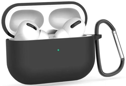 Tech-Protect Icon Hook Apple Airpods Pro 1/2 szilikon tok, fekete