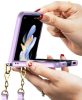 Tech-Protect Icon Chain Samsung Galaxy Z Flip 4 szilikon tok, lila