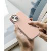 Ringke Silicone iPhone 14 hátlap, tok, rózsaszín