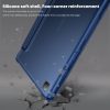 Infiland Classic Stand Samsung Galaxy Tab A7 10.4 T500/T505 (2020) oldalra nyíló tok, kék