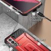 Supcase Unicorn Beetle Pro Samsung Galaxy S21 ütésálló tok és előlap, piros
