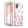 Supcase Cosmo Samsung Galaxy Note 10 hátlap, tok, márvány mintás, rózsaszín
