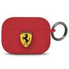 Ferrari Apple Airpods Pro Logo szilikon (FEACAPSILGLRE) tok, piros