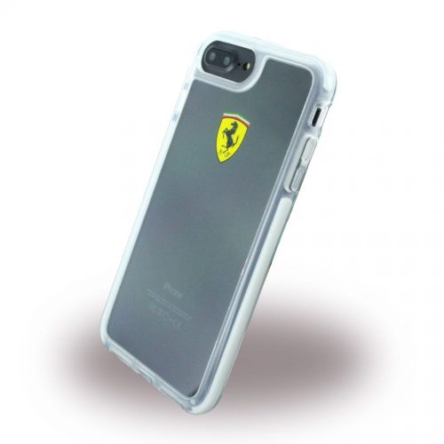 Ferrari iPhone 7 Plus SHOCKPROOF Hard Racing Shield (FEGLHCP7LTR) hátlap, tok, átlátszó