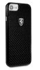 Ferrari Heritage iPhone 8 Carbon Fiber Hard (FEHCAHCI8BK) hátlap, tok, fekete