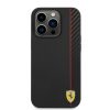 Ferrari iPhone 14 Pro Max Carbon (FEHCP14XAXBK) hátlap, tok, fekete