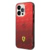 Ferrari iPhone 14 Pro Max Gradient Allover (FEHCP14XEAOR) hátlap, tok, piros