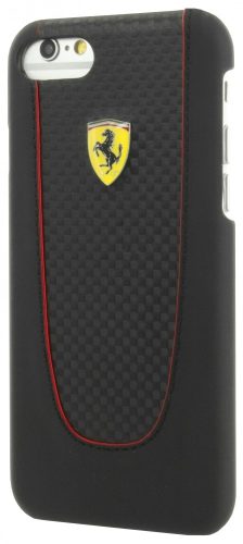 Ferrari Pit Stop iPhone 6/7/8 (FEPIHCP7BK) hátlap, tok, fekete-piros
