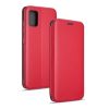 Smart Diva Samsung Galaxy A20s oldalra nyíló tok, piros
