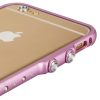 Baseus Eternal Series iPhone 6 alumínium bumper, rózsaszín