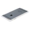 Baseus Rigid Soft Frame iPhone 6 keret, tok, ezüst-fehér
