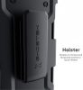 GHOSTEK Samsung Galaxy A12 Iron Armor 3 övre csatolható, ütésálló hátlap, tok, fekete