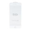 Forever iPhone 5/5S/SE kijelzővédő edzett üvegfólia (tempered glass), 9H keménységű (nem teljes kijelzős 2D sík üvegfólia), fehér