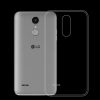 LG K10 (2017) Super Slim 0.5mm szilikon hátlap, tok, átlátszó